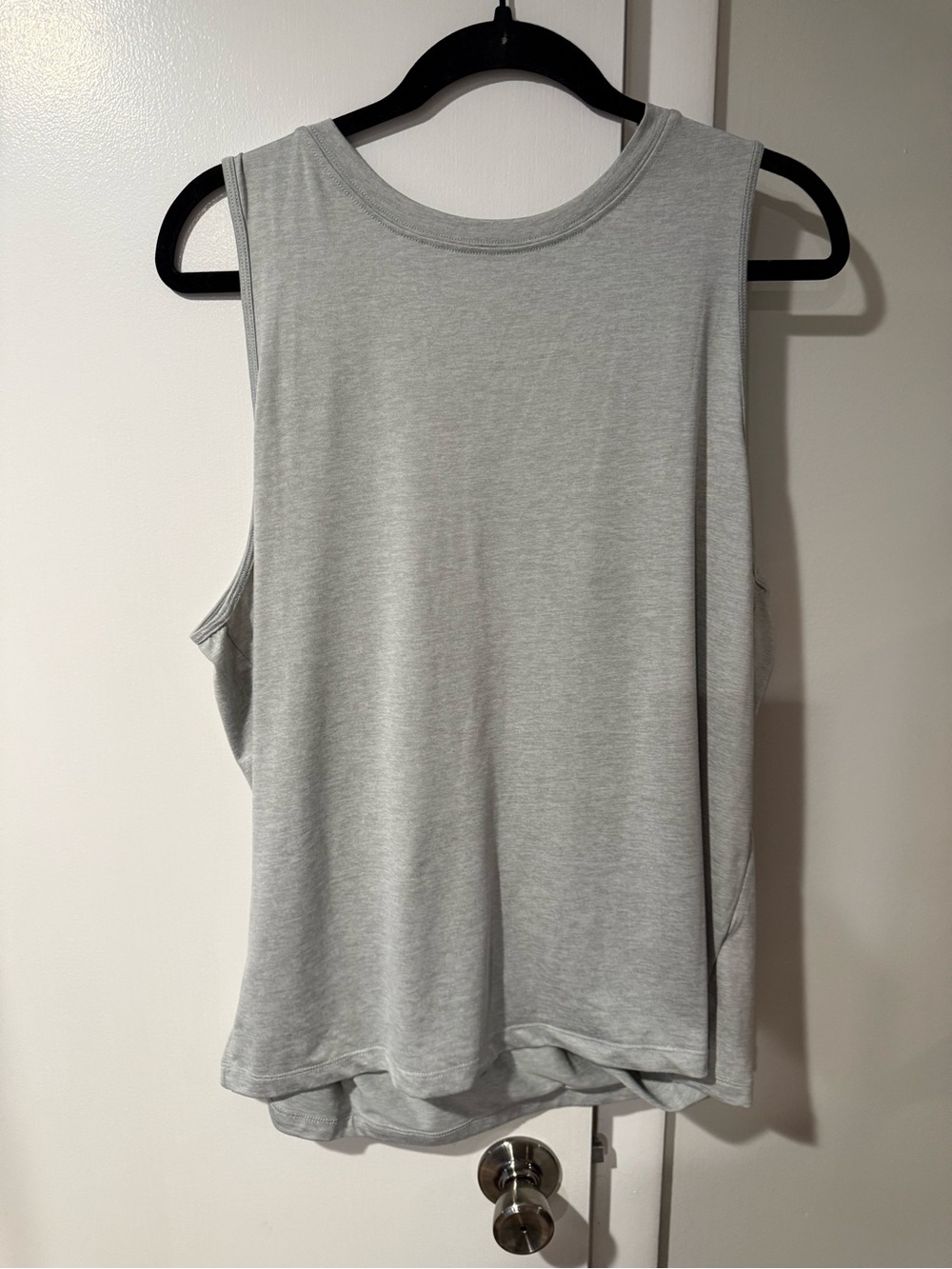 NWT - Fabletics Dry-Flex Open-Back Light Gray Women’s Sleeveless Tank Top